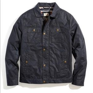 MARINE layer Waxed Canvas Trucker Jacket